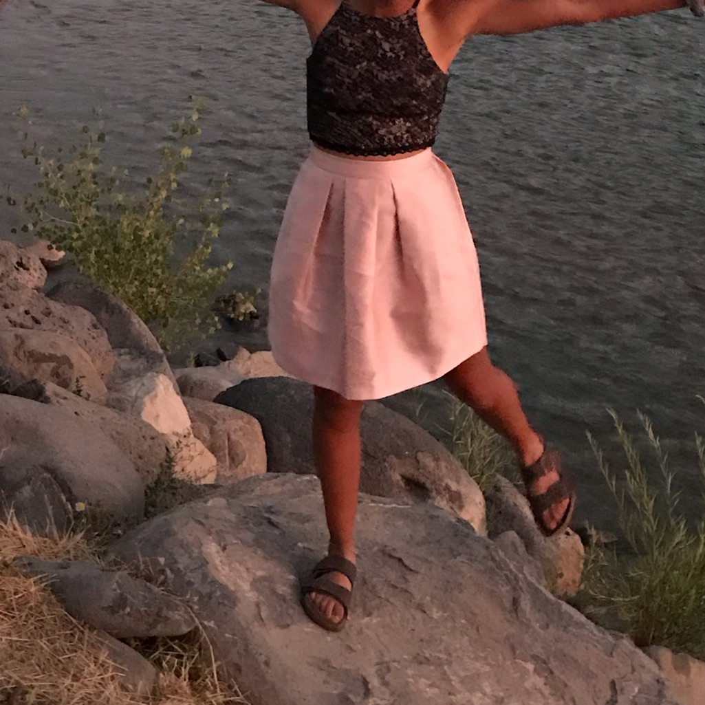 Two Piece Homecoming Dress